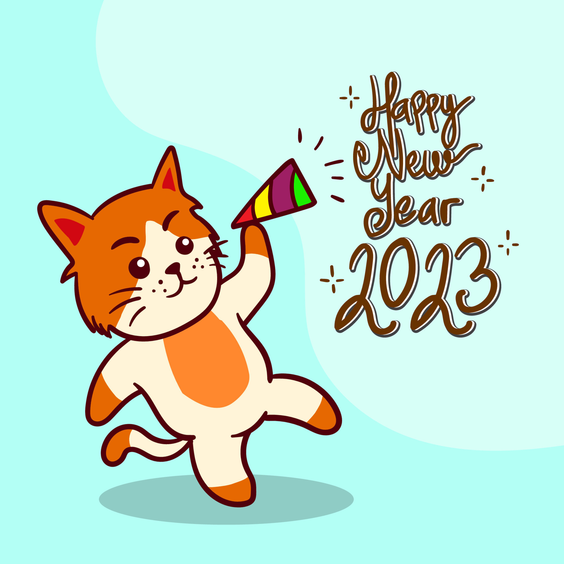 cute-cat-wishes-you-a-happy-new-year-vector